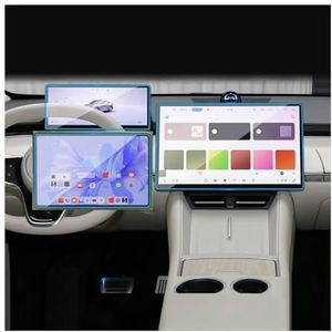 Screenprotector Voor Zhijie R7 2024 2025 15,6"" Auto Dashboard Gehard Glas Beschermfolie Navigatie Schermbeschermer(Navigation Film+instrument Film+rear Tv Film*2)