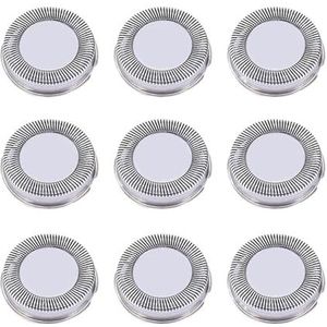 A61T SH30 Vervanging Hoofden Voor Serie 3000 2000 1000 S738,9Pack Scherpe Blades Langdurige Scheerkoppen Eenvoudige Installatie Praktische Grooming Oplossing (9 stuks)