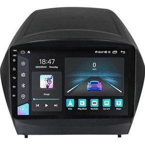 Android 14 GPS Navigation Stereo voor Hyundai Tucson IX35 2009-2015 9 Inch 2 Din Car Stereo Radio met CarPlay AHD Omgekeerd beeld Bedieningselementen op het stuur Bluetooth(A1 1G+32G)