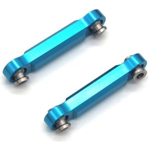 For MJX 14301 14302 14303 1/14 RC 4WD afstandsbediening auto metalen upgrade onderdelen stuurstang(SKY BLUE)