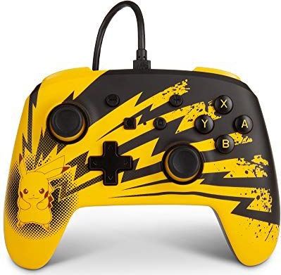 PowerA - Enhanced Wired Controller - Lightning Pikachu - Nintendo Switch