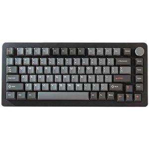 QPSJXN Compact 82 TKL mechanisch toetsenbord met stille magnetische schakelaar en snelle triggertechnologie (Silent Switch Gray)