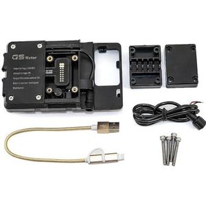 Motorfiets Mobiele Telefoon Houder Navigatie Houder Vervangende Onderdelen Voor Kawasaki Voor Ninja Z1000SX 2017-2020 (Color : C)