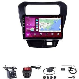 Android Touch Screen Car Stereo 9 Inch Car Stereo Radio Plug And Play Autotoebehoren Autoradio met Bluetooth En Navigatie En Achteruitrijcamera Voor SUZUKI Maruti Alto 800 2014-2020 (Size : M100S W