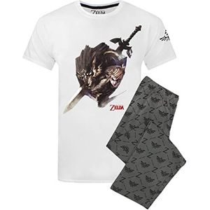 De legende van Zelda Pyjama Mens Nintendo T-shirt & Lounge Pants Set 3XL