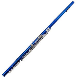 fluit voor beginners 16-holes C-sleutel E-sleutel Open En Gesloten Gatfluit Blauwe Fluitstudent Beginners Oefenen Met Het Bespelen Van Muziekinstrumenten (Color : Lue 16 open cells)