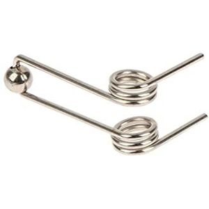 Kleine torsieveer, 2 stuks draaddiameter 1,2 mm krultang vervanging dubbele retour torsieveer haar krultangaccessoires (maat: 26 mm) (maat: 28 mm)