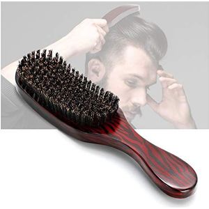 Haarborstel - Houten Peddel - Varkenshaar - Geschikt voor Alle Haartypes - Vermindert Haarbreuk en Kroezen