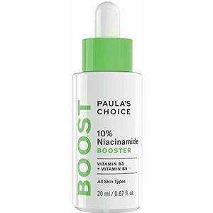 Paula's Choice 10% Niacinamide BOOSTER Serum - Vervaagt Pigmentvlekken & Verkleint Grove Poriën - Voor een Gladde Egale Huid - met Vitamine B3 & B5 - Alle Huidtypen - 20 ml