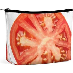 HEBVNJF Reizen Make-up Bag Draagbare Kosmetische Zak Lucky Elephant Make-up Opbergtas voor Vrouwen/meisje, Tomaat Slice, Eén maat