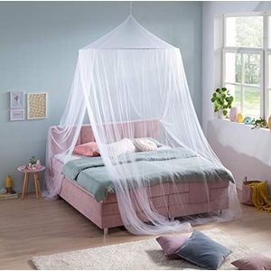 RSP® Klamboe Home voor tweepersoonsbedden met extra grote spanring voor thuis (met ingang)