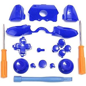 Bumpers Triggers Knoppen DPad LB RB LT RT Knoppen & T6 T8 Schroevendraaiers & Crowbar Voor Xbox One Elite 3.5mm Controller (blauw)