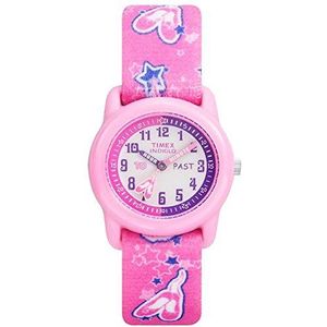 Timex Unisex kinderen analoog kwartshorloge met stoffen armband, Ballerina, band