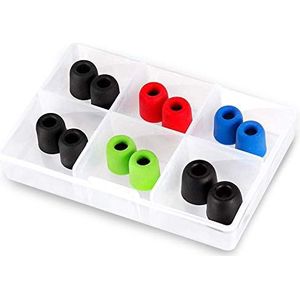 KLIM Oorkussens voor Hoofdtelefoon - Traagschuim - 12 Stuks - Geluidsisolerend