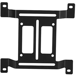 12 cm computer watertank pompbeugel, 120 * 120 * 15 mm metalen gebogen beugel voor waterpomp voor computer, accessoires voor koelsysteem pc, zwarte watertankbeugel