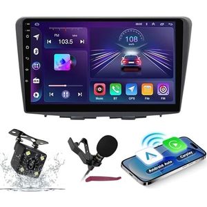 Android 14 Autoradio Navi voor S-uzuki Baleno 2015-2018 9 ""Screenradio met draadloze carplay Android Auto GPS Navigatieondersteuning Bluetooth 5.0 HIFI FM 5G-WiFi SWC MIC-camera,M150s
