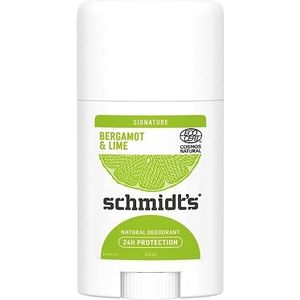 Schmidt's - Natural Deodorantstick - Bergamot + Lime - Deostick - 40 ml