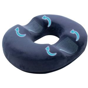 TRIXES Donutkussen - Donutring voor rugsteun - wigkussen - stuitbeen pijnverlichting - aambeien - zwangerschap - moederschapskussen ischias