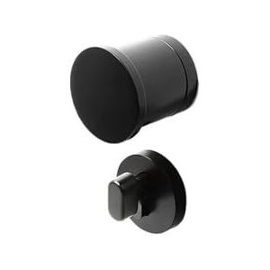 WEHZAFMM Deurslot Interieur Handvat Zwart Gespleten Stille Houten Deurgreep (Magnetisch Slot)