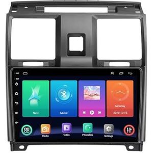 Dubbele DIN Android 14 autoradio voor UAZ Patriot 2012-2016 9 Duim QLED Touch screen-met Draadloze Carplay Android Auto GPS navigatie 4G WiFi Stuurwielbediening achteruitrijcamera(P2 WIFI 4-Core 1G+32