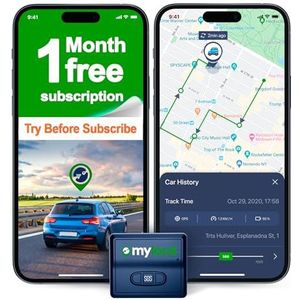 GPS Tracker by Myloc8 – Universal GPS Tracker for Vehicles, Kids, and Luggage, Car Tracking Device, 4G LTE, Real-Time Updates for Trucks, Trailers, Bikes, Hidden with Magnet, Subscription Required