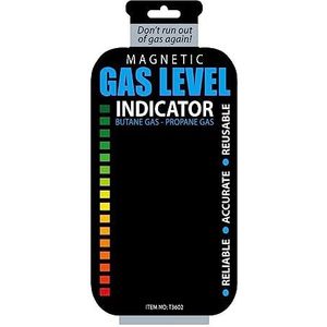 1 stuks gasniveau-indicator, praktische propaan butaan, LPG, brandstofgas, tanktop, niveau-indicator, magnetische meetaccessoires