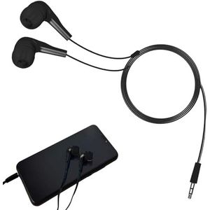 In Ear Hoofdtelefoon Bedraad, 3,5 mm Jack Bedrade Oordopjes Voor School, In-Ear Hoofdtelefoons Oortelefoons, Snoer Hoofdtelefoon, Plug In Hoofdtelefoon, Kinderen Oordopjes Voor Schoolstudenten