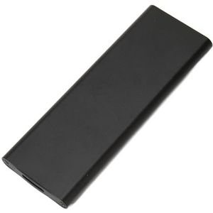 SSD-behuizing, Aluminiumlegering M.2 NGFF - USB 3.0 SSD-behuizing 5 Gbps Ultradun voor 2260/2280 SSD (Zwart)