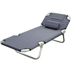 Opklapbed Eenvoudig buitenvouwlaken Single Camping Tri-fold bed Draagbaar vrijetijdsdutje Bed Kantoor opvouwbaar dutjebed voor Buitenreizen Thuiskantoor