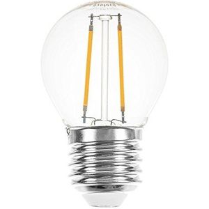 LED-filament druppel P45 lamp 1W = 10W E27 helder extra warm wit 2200K bal retrofit