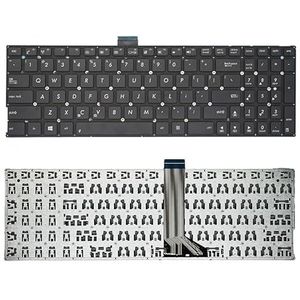 Spaans Russisch Braziliaans toetsenbord voor ASUS x551 X551M X551MA X551MAV F550 F550V X551C X551CA SP Laptoptoetsenbord zwart(US New)