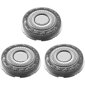 Reservekoppen SH91 en SH52 voor scheerapparaten serie 9000 | Dubbellaagse precisiemessen S9111, S9311 en S9511 (3 stuks)
