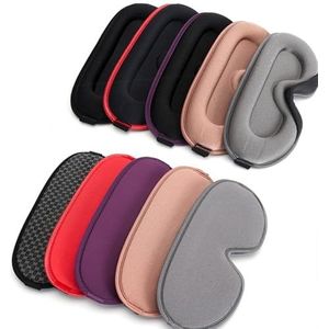 Oogmasker 3D Memory Foam Zijde Slaapmasker Zachte Vrouwen Mannen Oogpatches Comfort Driedimensionaal Ontwerp Gezichtsmasker Oogmasker Oogschaduw Nacht Ademend om te slapen (Zilver)