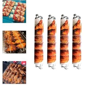 MUJUZE Barbecue-accessoires, Barbecue-accessoireset, roestvrij stalen accessoires, professioneel cadeau voor mannen, gereedschap voor barbecue, camping