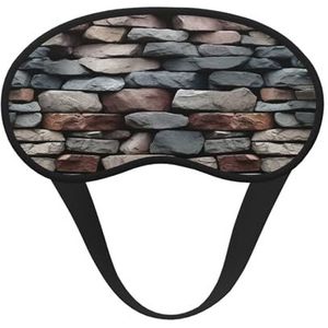 Stenen slaapmasker, zacht, comfortabel oogmasker met verstelbare riem, verduisterend, oogslaapschaduw, hoes voor vrouwen, meisjes, mannen, reizen, yoga, dutje in ploegendienst
