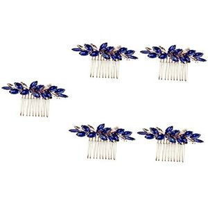 5 stks Haaraccessoire voor Vrouwen Bruiloft Haaraccessoires Bruiloft Hoofddeksel Kammen voor Mannen Bruid Haar Accessoires Bruiloft Haar Kam Bruid Haar Kam Bruiloft Haar Sieraden Gem Hoofddeksels