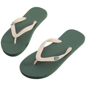 Bathroom slippers， Zachte slippers for heren - Ademende strandsandalen,House slippers(Green,43 EU)