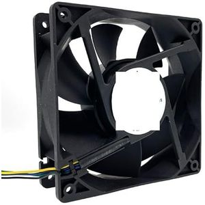 AFB1212HHE, 120 mm dubbele kogellagers, 12 cm koelventilator, 12038 x 38, 4-draads PWM V, 4-pins