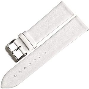 Horlogebandjes 12 mm - 24 mm, accessoires voor dameshorloges, armband van gevlochten leer, Wit, 13mm, Armband