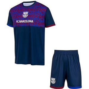 Voetbaltenue met korte broek voor kinderen, jongens, officiële collectie FC Barcelona