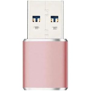 USB 3.0 USB-adapter MINI draagbare kaartlezer Micro SDXC USB3.0-kaartlezer voor tablets PC computer notebook laptop desktop (roségoud)