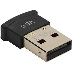USB Bluetooth 5.0-adapter, ondersteuning voor meerdere talen, dual-mode Bluetooth-transmissie, ondersteuning voor Bluetooth-spraak- en gegevensoverdracht Geschikt voor gebruik met Win7/8/10/Vista/Xp/O