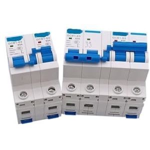 PVTLCYBI 1 STKS 1P+1P/2P+2P Dual Power Handmatige Overdracht Schakelaar Mini Interlock Stroomonderbreker 220 V AC 6A-63A 50/60HZ (40A)