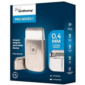 Paul Anthony 'Pro Series 1' Lithium USB Mobiele Folie Scheerapparaat voor Heren - H5002