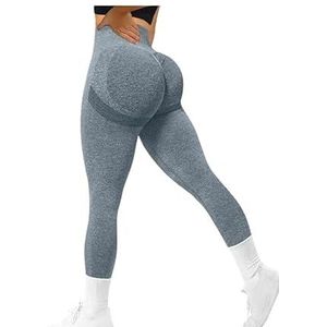 High Waist Yoga Leggings for Women Tummy Control Workout Compression Pants Moisture-Wicking Stretchy Gym Running Activewear Seamless Squat-Proof High-Rise Leggings(Navy_M 3PCS)