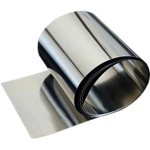 304 roestvrijstalen folierol, 301 roestvrijstalen folie-shim, zilveren folie for knutselwerkjes, dunne plaat, lengte 5 m, 1 stuk(0.2mmx5mmx5m)