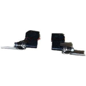 Laptop LCD scherm Scharnieren As Schacht Voor For DELL For Alienware M17x R2 Zilver