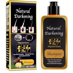 Anti-haaruitval Shampoo, Haarverdonkering En Anti-roos, Wortelreiniging, Voedende Kroesbestrijding For Alle Haartypen(3PCS)