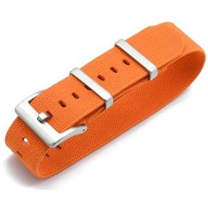 InOmak Nylon horlogeband 20/22mm elastische horlogebanden, 22mm, Nylon