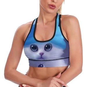 Mirage Star Cat Tanktop voor dames, sportbeha, yoga, workout, vest, atletische bh's